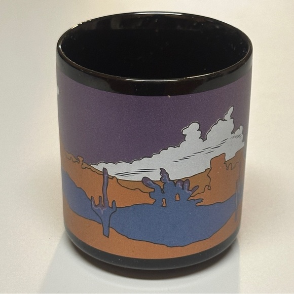 Palm Springs Desert Scene Black Mug - Picture 4 of 10